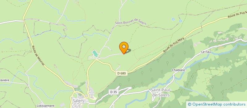 localisation de l'entreprise LES TILLEULS à SAINT-CIRGUES-DE-MALBERT