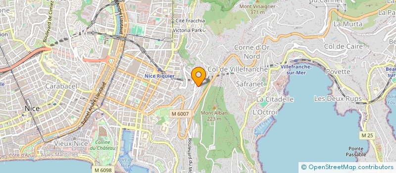 localisation de l'entreprise LES TILLEULS à NICE
