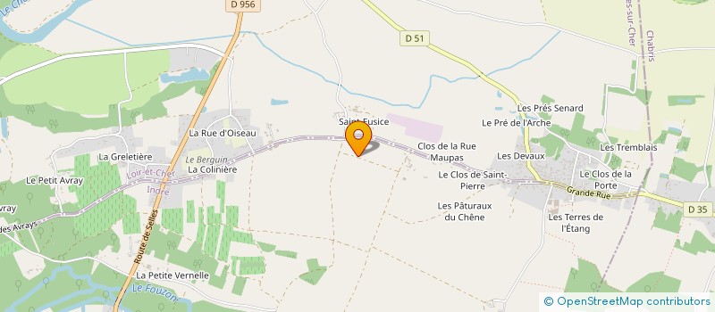 localisation de l'entreprise LES TILLEULS à LA VERNELLE