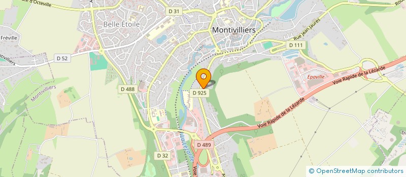 localisation de l'entreprise LES TILLEULS  MONTIVILLIERS