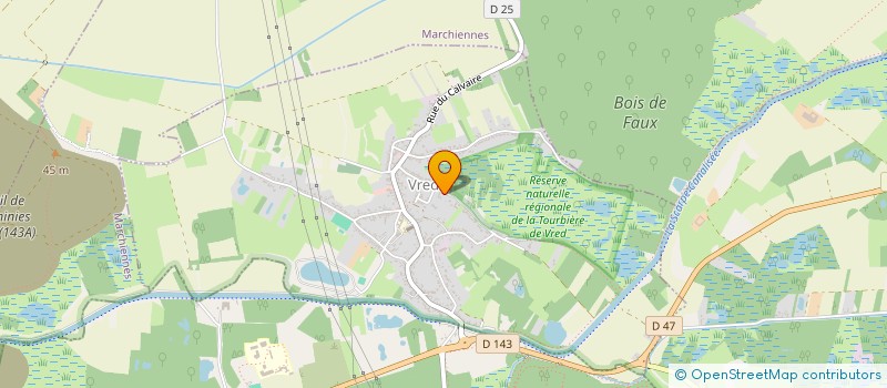 localisation de l'entreprise LES TILLEULS  VRED