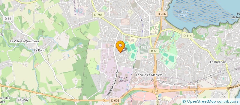 localisation de l'entreprise LES TILLEULS  DINARD