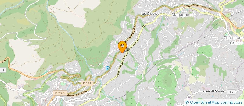 localisation de l'entreprise LES TILLEULS à GRASSE