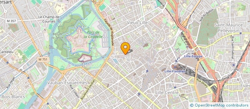 localisation de l'entreprise LES TILLEULS à LILLE