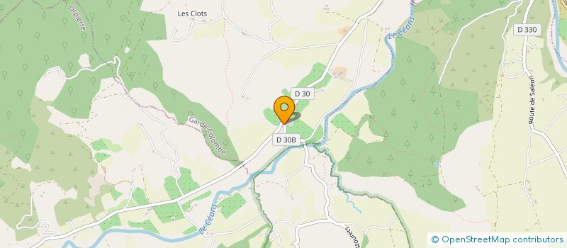 localisation de l'entreprise LES TILLEULS  GARDE-COLOMBE