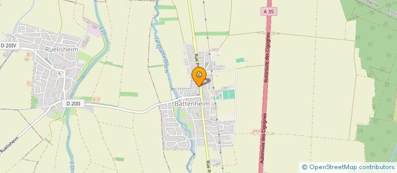 localisation de l'entreprise LES TILLEULS  BATTENHEIM