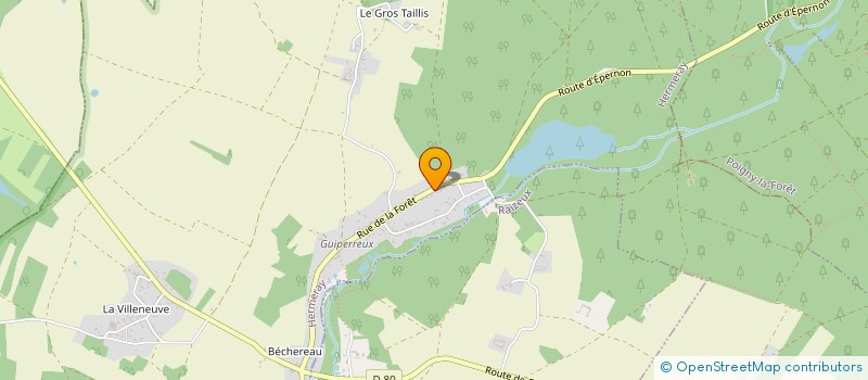localisation de l'entreprise LES TILLEULS  HERMERAY