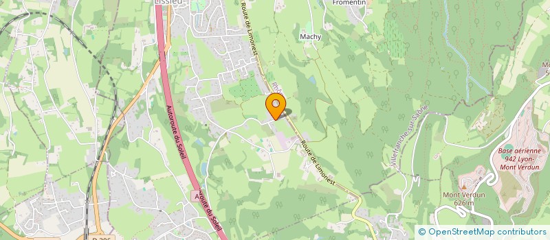 localisation de l'entreprise LES TILLEULS  LISSIEU