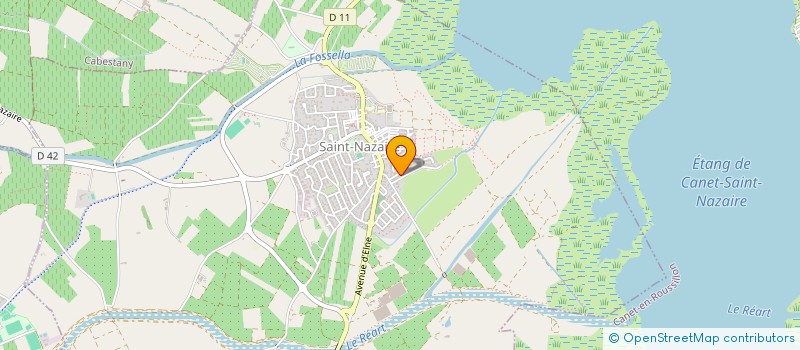 localisation de l'entreprise LES TILLEULS  SAINT-NAZAIRE