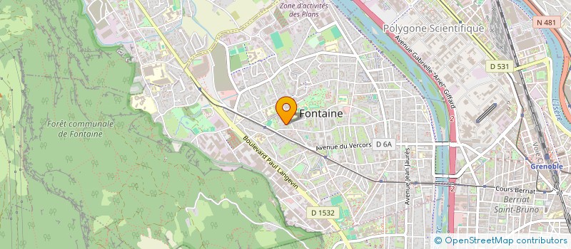 localisation de l'entreprise LES TILLEULS à FONTAINE