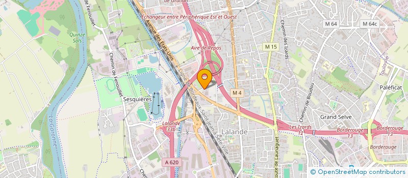 localisation de l'entreprise LES TILLEULS 98 à TOULOUSE