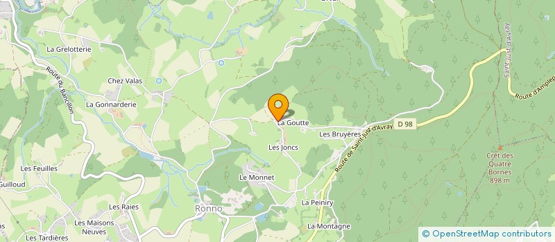 localisation de l'entreprise LES TILLEULS  RONNO