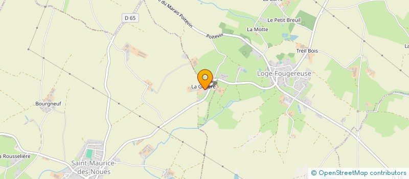 localisation de l'entreprise LES TILLEULS  SAINT-MAURICE-DES-NOUES