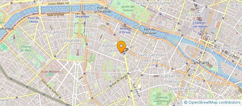 localisation de l'entreprise LES TILLEULS DE LONGCHAMP à PARIS