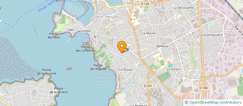 localisation de l'entreprise LES TILLEULS DU CHAPITRE  SAINT-MALO