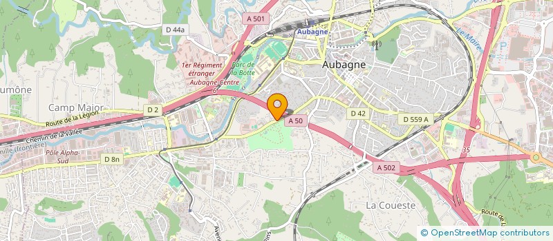 localisation de l'entreprise LES TILLEULS SCI à AUBAGNE