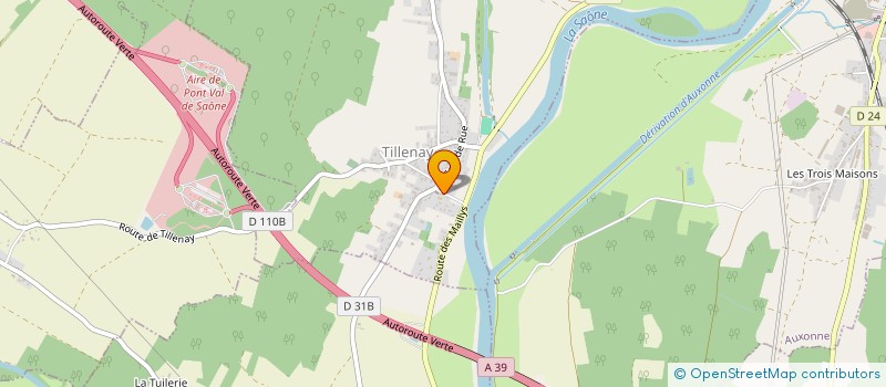 localisation de l'entreprise LES TILLY GIRL'S  TILLENAY