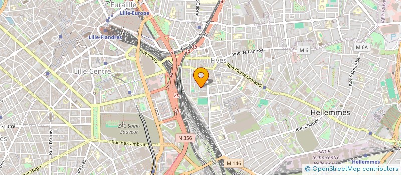 localisation de l'entreprise LES TINCTORIALES à LILLE