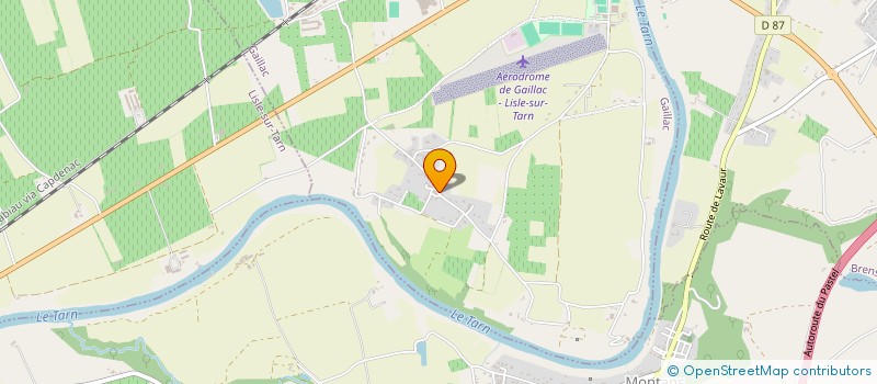 localisation de l'entreprise LES TINTANAIRES  GAILLAC