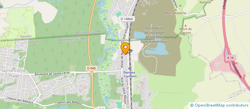 localisation de l'entreprise LES TIOTS PECQUEUX à CAMIERS