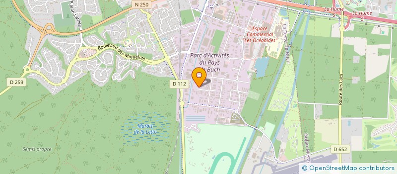 localisation de l'entreprise LES TIPANIERS  LA TESTE-DE-BUCH
