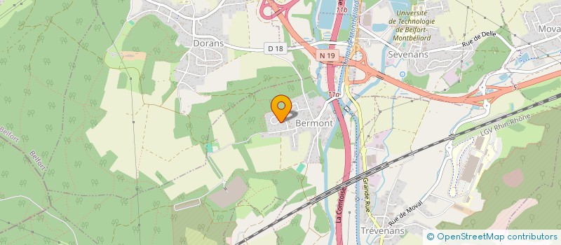 localisation de l'entreprise LES TIPANIERS D'OTEMANU à BERMONT