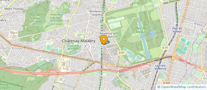 localisation de l'entreprise LES TIRE-BOUCHONS à CHATENAY-MALABRY