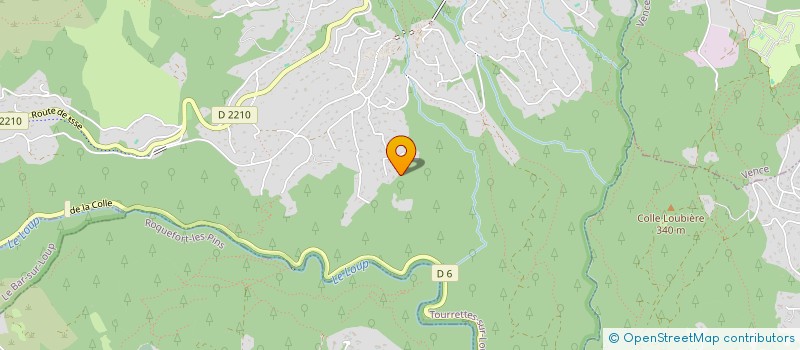 localisation de l'entreprise LES TIREUSES DE LANGUE à TOURRETTES-SUR-LOUP