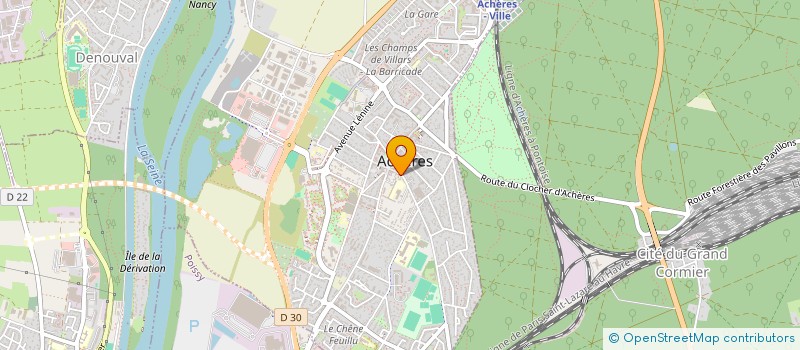 localisation de l'entreprise LES TIROIRS DE MELANY à ACHERES