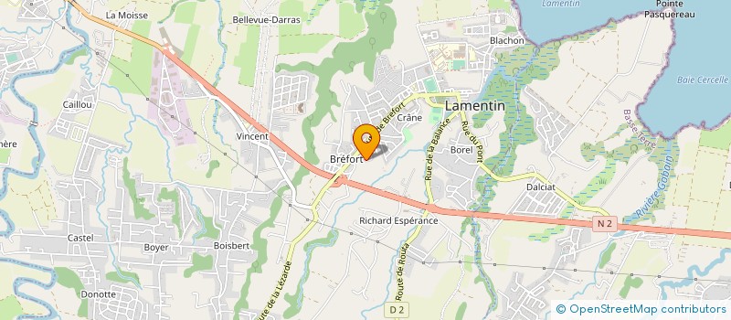 localisation de l'entreprise LES TISONS II à LAMENTIN