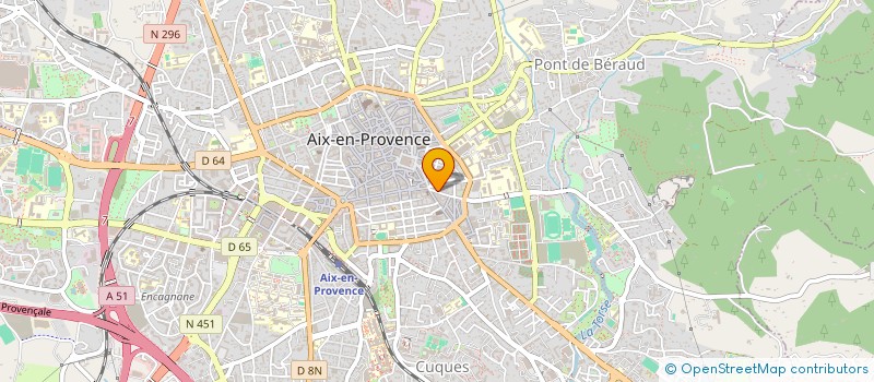 localisation de l'entreprise LES TISSAGES DE FRANCE à AIX-EN-PROVENCE