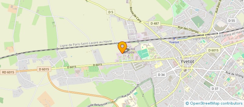 localisation de l'entreprise LES TISSERANDS  VALLIQUERVILLE