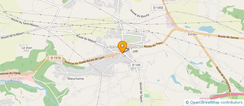 localisation de l'entreprise LES TISSERANDS  LA BATIE-MONTGASCON