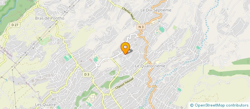 localisation de l'entreprise LES TISSERANDS à LE TAMPON