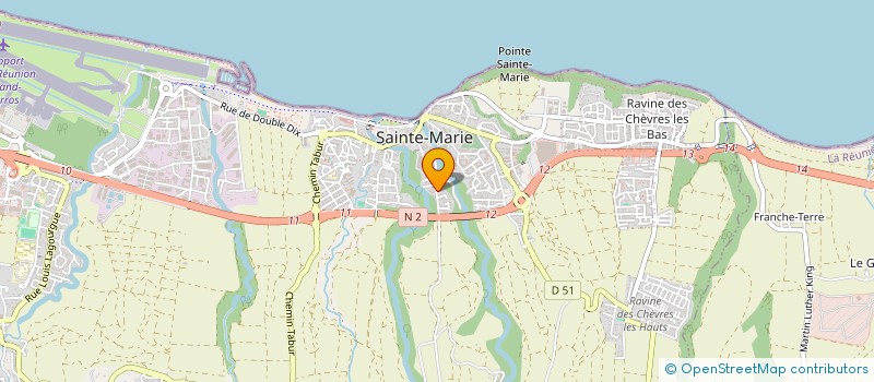 localisation de l'entreprise LES TISSERANDS DU LIEN à SAINTE-MARIE