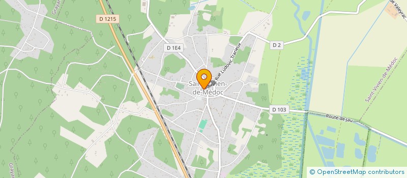 localisation de l'entreprise LES TISSEURS DE DELICES  SAINT-VIVIEN-DE-MEDOC