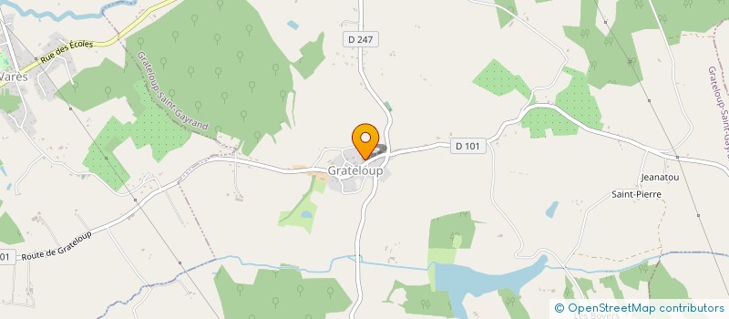 localisation de l'entreprise LES TISSEUSES ET TISSEURS DE LIENS, ANIMATIONS ET CULTURE  GONTAUD-DE-NOGARET