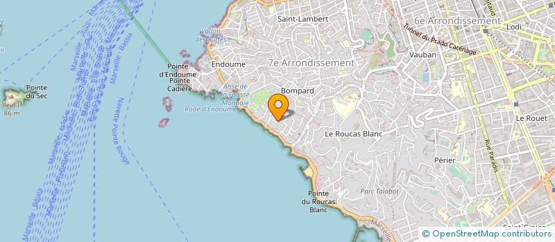localisation de l'entreprise LES TISSUS PALMER NOUS DEUX à MARSEILLE