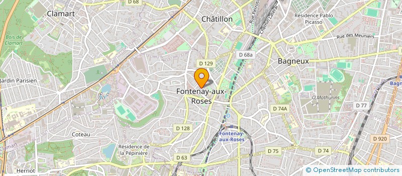 localisation de l'entreprise LES TITANS à FONTENAY-AUX-ROSES