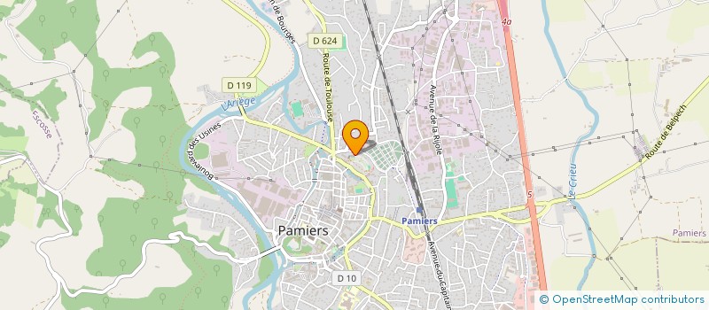 localisation de l'entreprise LES TITANS DE L'ARIEGE à PAMIERS