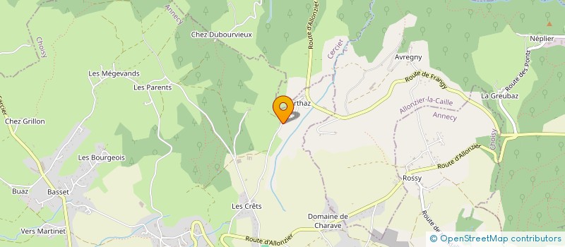 localisation de l'entreprise LES TITE  CHOISY