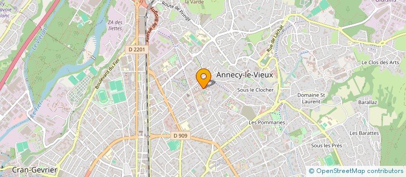 localisation de l'entreprise LES TITIS  ANNECY