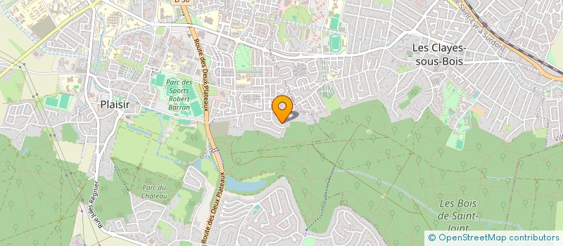 localisation de l'entreprise LES TITIS DU PSG à PLAISIR