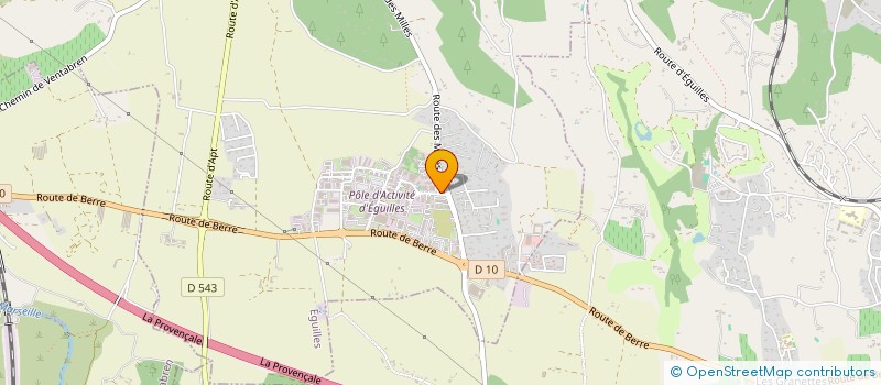 localisation de l'entreprise LES' TITS PAPIERS  EGUILLES