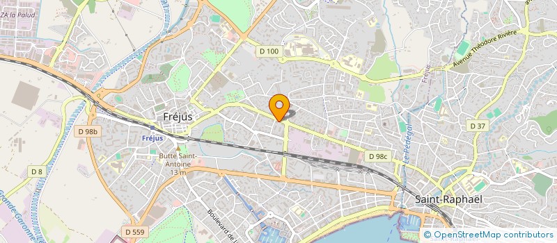 localisation de l'entreprise LES TOILES à FREJUS