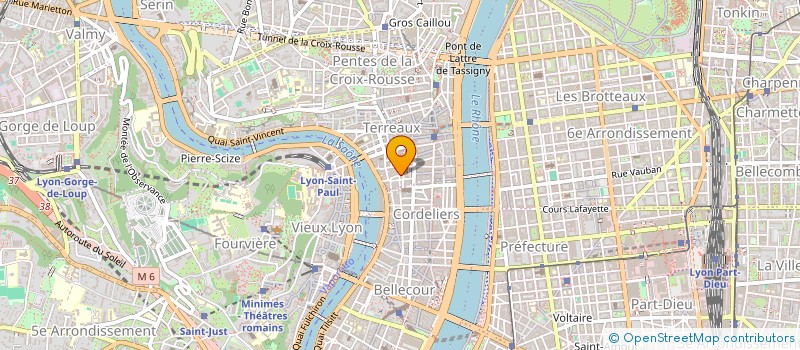 localisation de l'entreprise LES TOILES à LYON