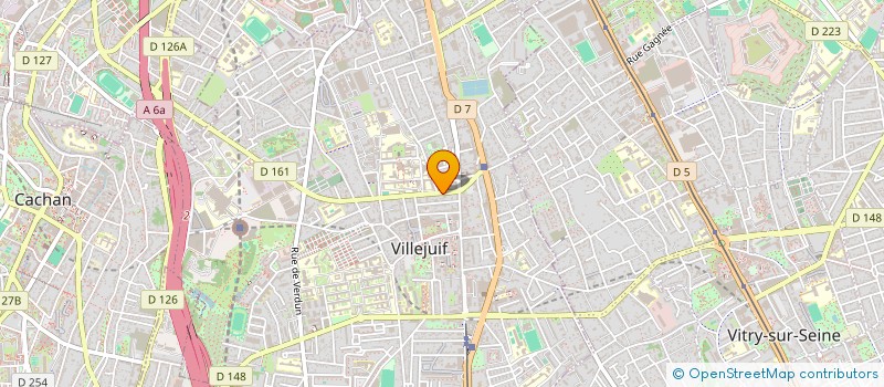 localisation de l'entreprise LES TOILES D'EDOLON à VILLEJUIF