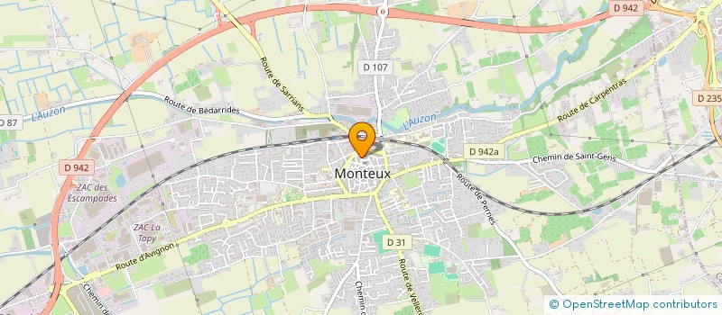 localisation de l'entreprise LES TOILES DE L'UNE  CARPENTRAS