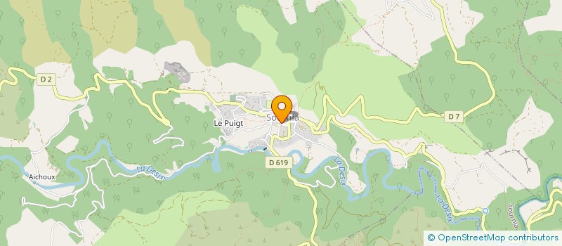 localisation de l'entreprise LES TOILES DE RABOUILLET  RABOUILLET