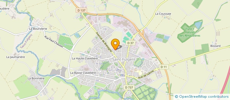 localisation de l'entreprise LES TOILES * DE VAL-ART à SAINT-FULGENT